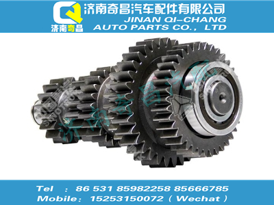 az2203030311,汕德卡配件 汕德卡副軸總成(超速擋),濟(jì)南奇昌汽車(chē)配件有限公司